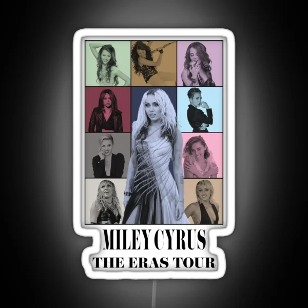 Miley Cyrus Eras Tour RGB Neon Sign