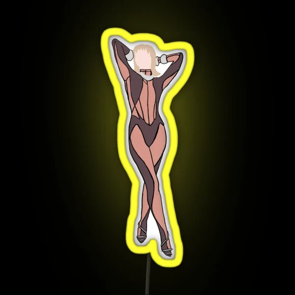 Miley Cyrus Heart Of Glass RGB Neon Sign