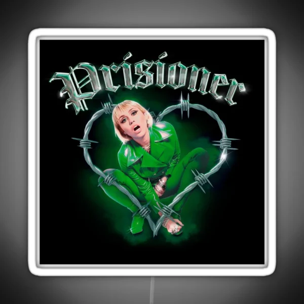 Miley Cyrus Prisoner Design RGB Neon Sign