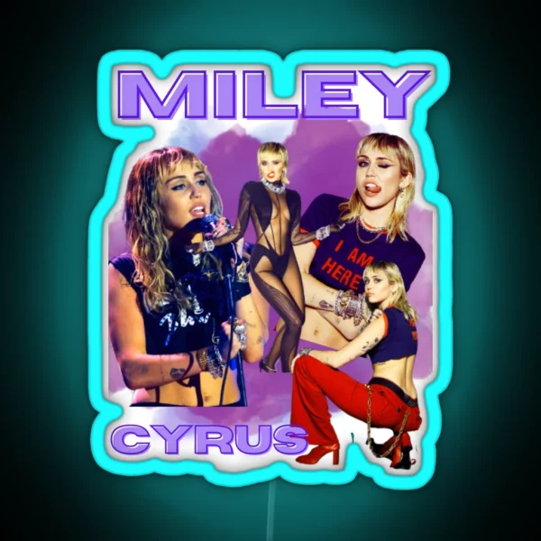Miley Cyrus RGB Neon Sign