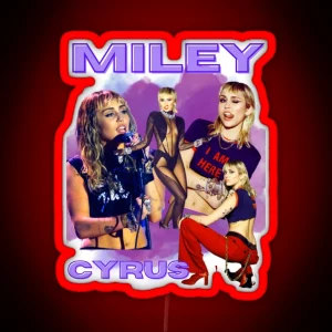 Miley Cyrus RGB Neon Sign