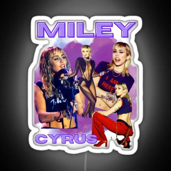 Miley Cyrus RGB Neon Sign