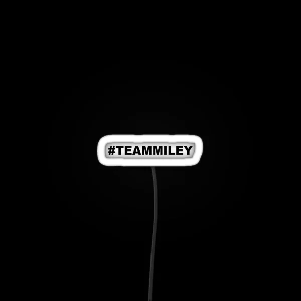 Miley Cyrus TEAMMILEY RGB Neon Sign