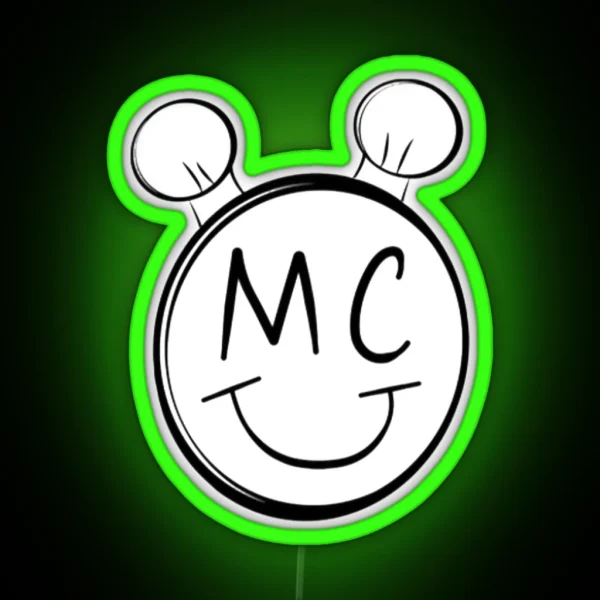 Miley Logo Smile RGB Neon Sign