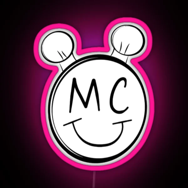 Miley Logo Smile RGB Neon Sign