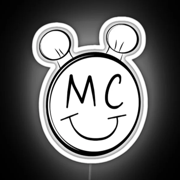 Miley Logo Smile RGB Neon Sign