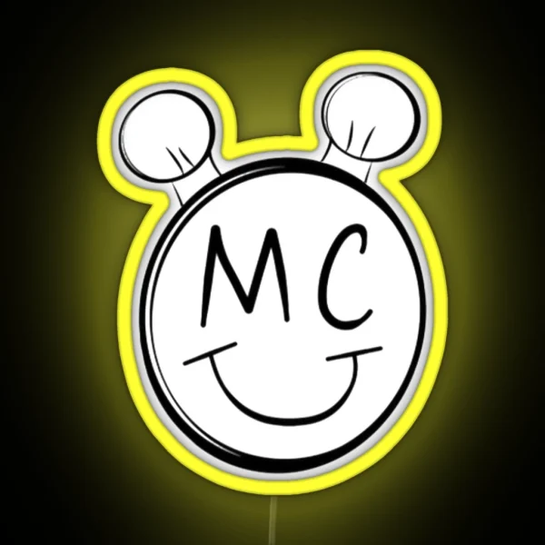 Miley Logo Smile RGB Neon Sign