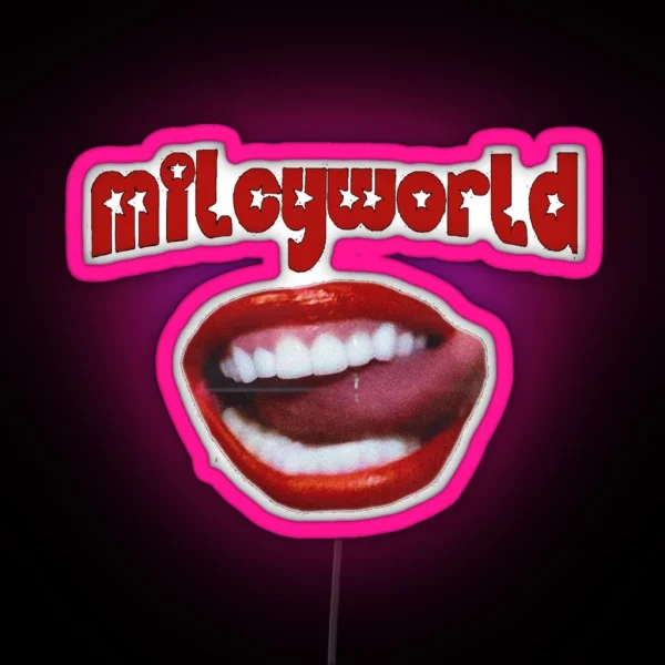 Mileyworld RGB Neon Sign