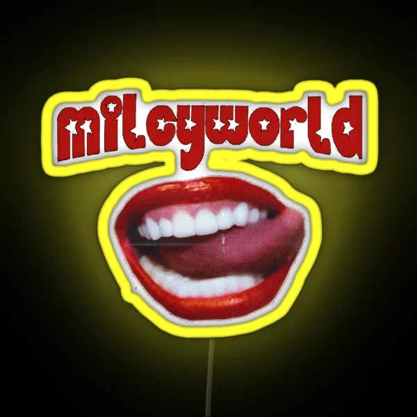 Mileyworld RGB Neon Sign