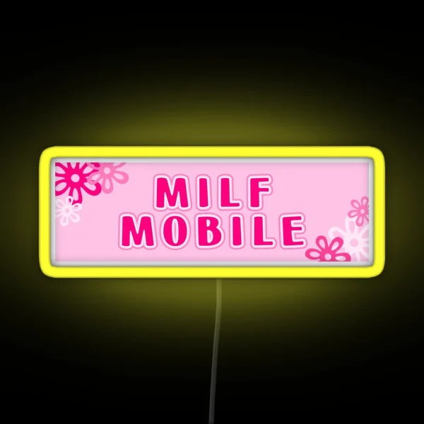 Milf Mobile RGB Neon Sign