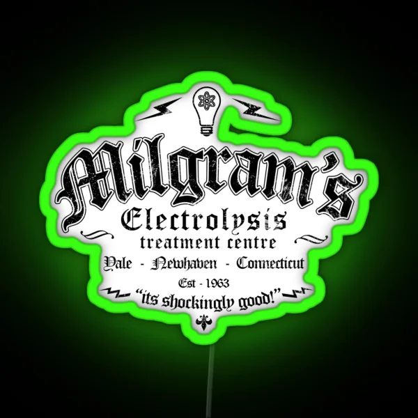 Milgrams Electrolysis RGB Neon Sign