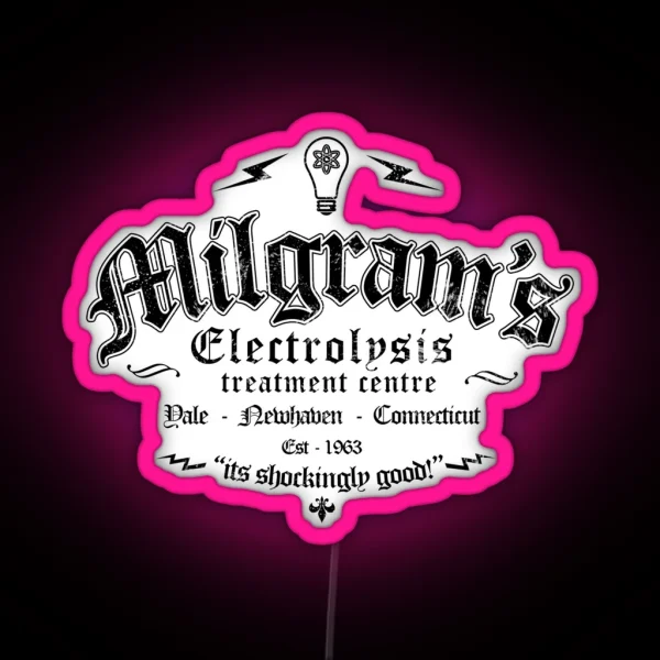 Milgrams Electrolysis RGB Neon Sign