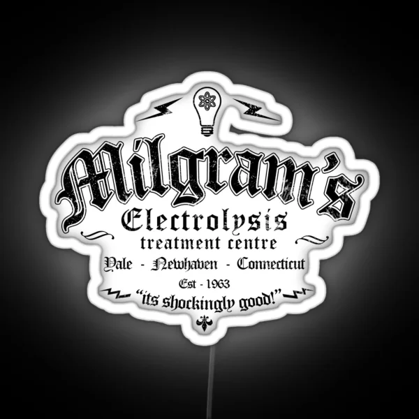 Milgrams Electrolysis RGB Neon Sign