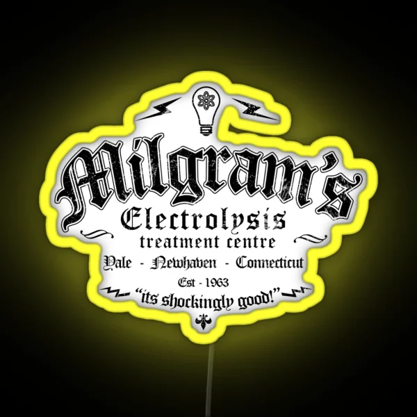 Milgrams Electrolysis RGB Neon Sign
