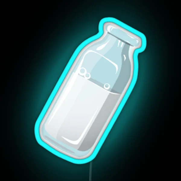 Milk Bottle RGB Neon Sign