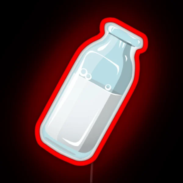 Milk Bottle RGB Neon Sign