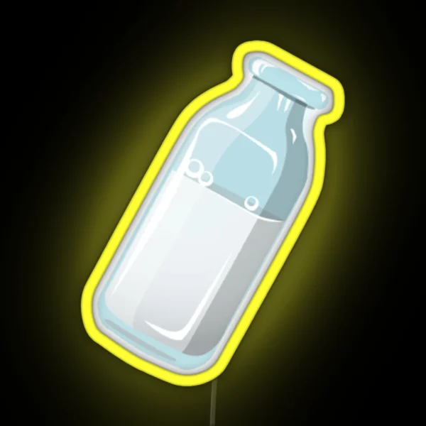 Milk Bottle RGB Neon Sign