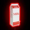 Add a splash of nostalgia with our retro milk carton neon.