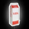 Eye-catching RGB LED milk carton neon display advertisement signage