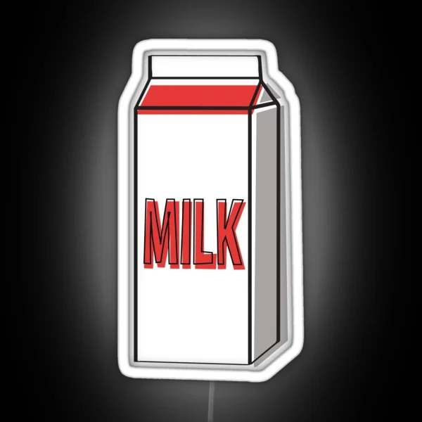 Milk Carton RGB Neon Sign