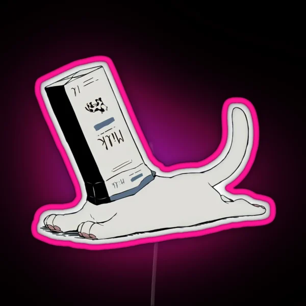 Milk Dog RGB Neon Sign