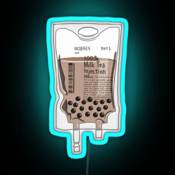Milk Tea IV RGB Neon Sign