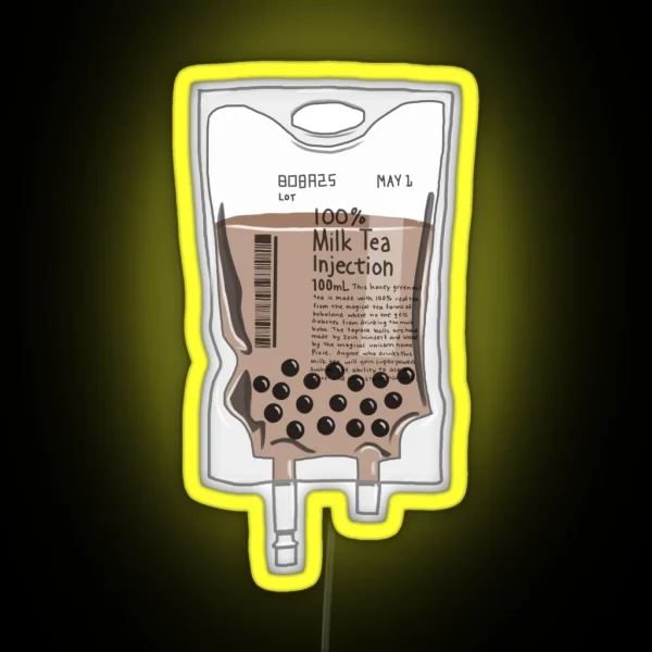 Milk Tea IV RGB Neon Sign