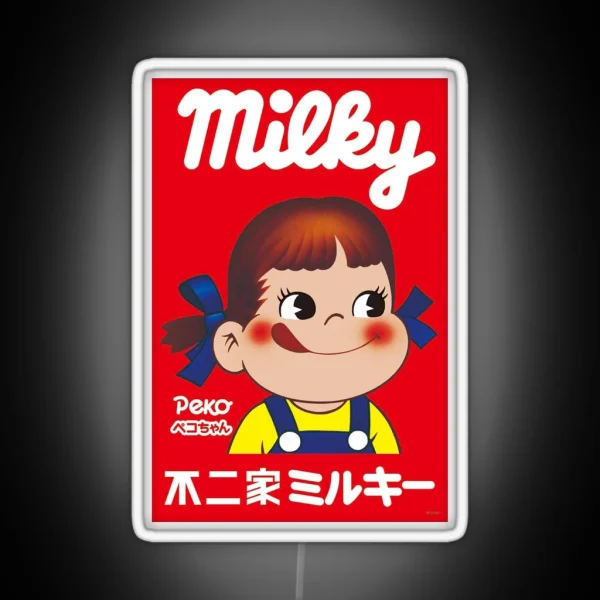 Milky Peko Chan RGB Neon Sign