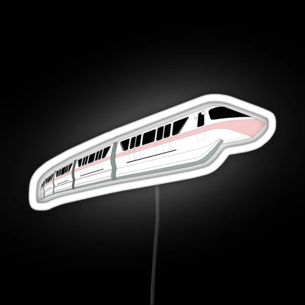 Millennial Pink Monorail RGB Neon Sign