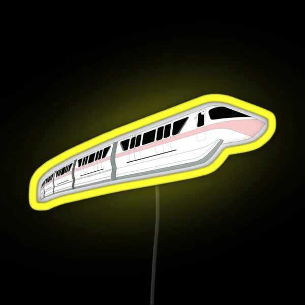 Millennial Pink Monorail RGB Neon Sign