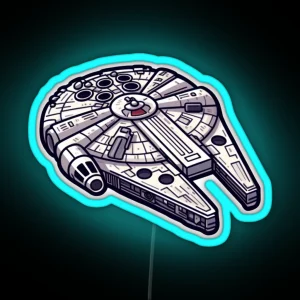 Millennium Falcon RGB Neon Sign