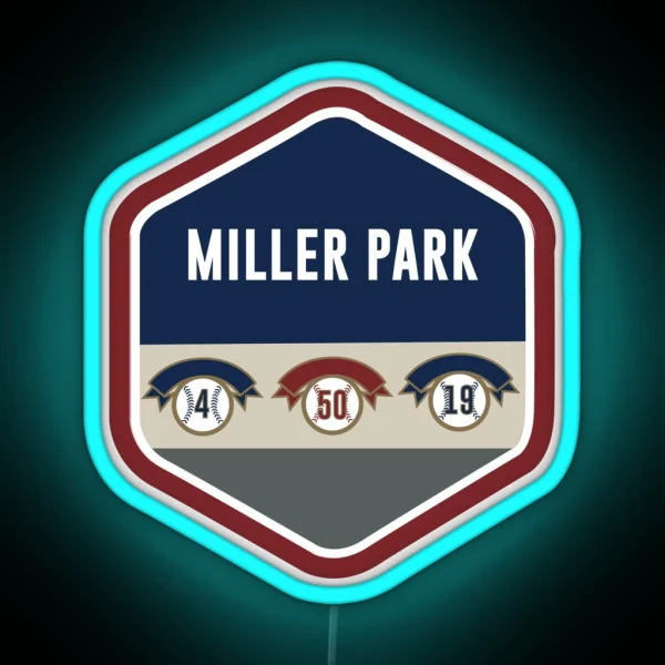 Miller Park RGB Neon Sign