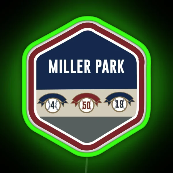 Miller Park RGB Neon Sign