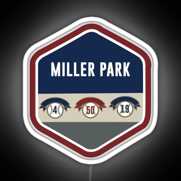 Miller Park RGB Neon Sign