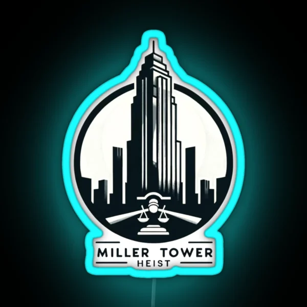 Miller Tower Heist RGB Neon Sign