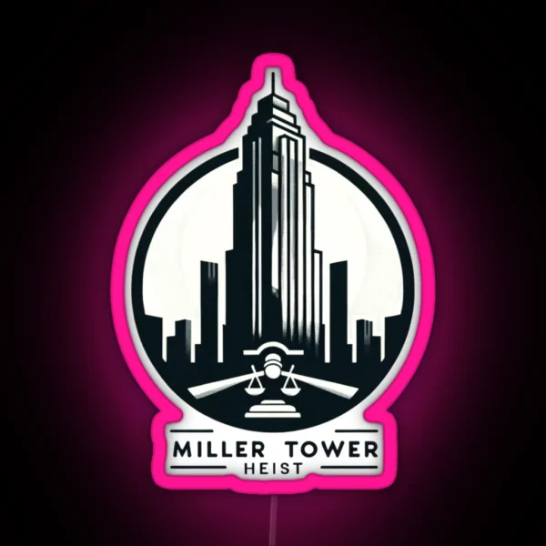 Miller Tower Heist RGB Neon Sign