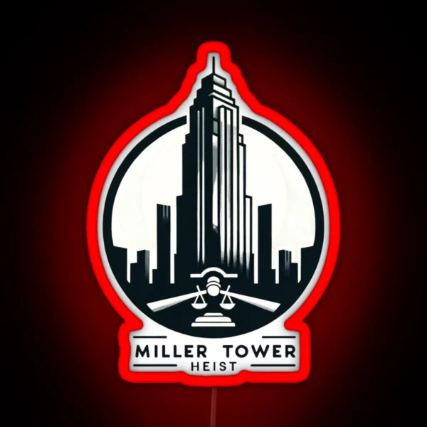 Miller Tower Heist RGB Neon Sign