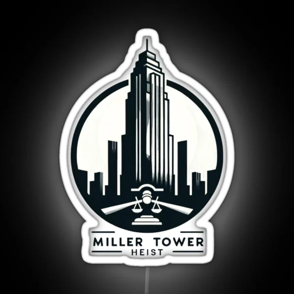 Miller Tower Heist RGB Neon Sign