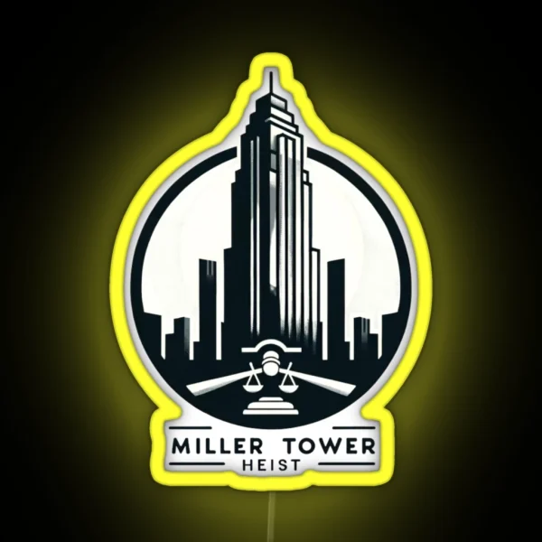 Miller Tower Heist RGB Neon Sign