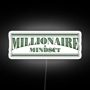 Millionaire Mindset RGB Neon Sign