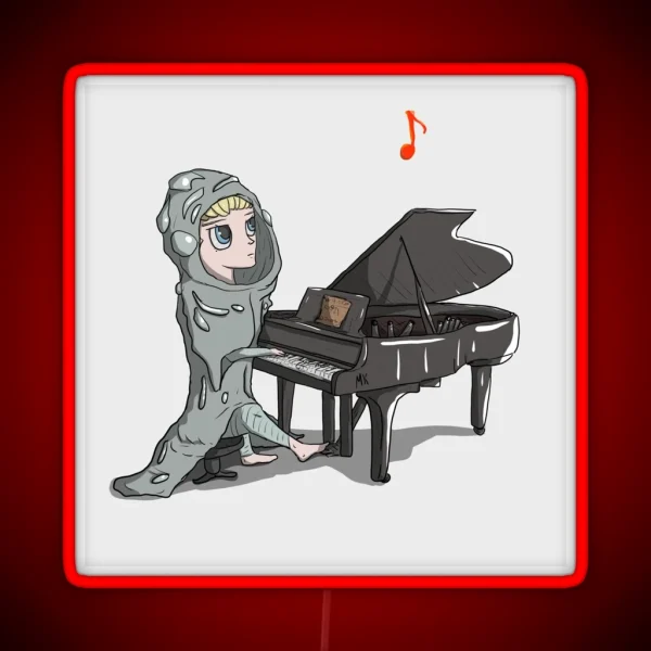 Millions Knives Plays Piano RGB Neon Sign