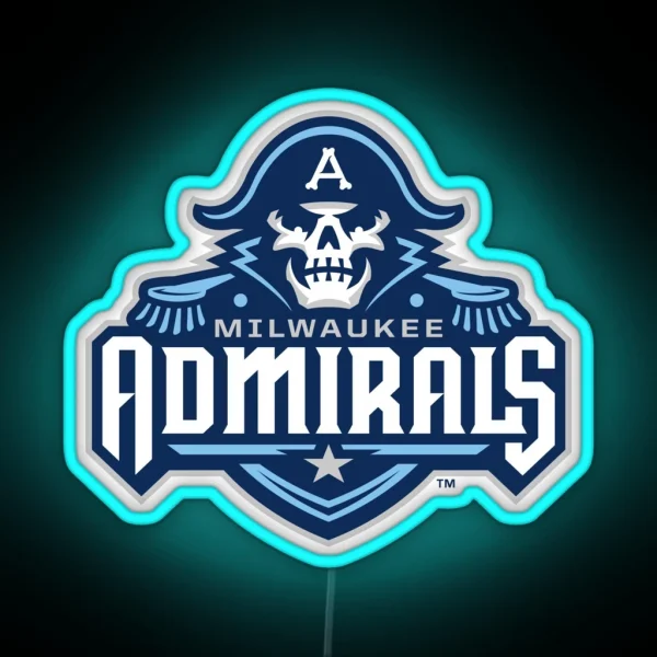 Milwaukee Admirals RGB Neon Sign