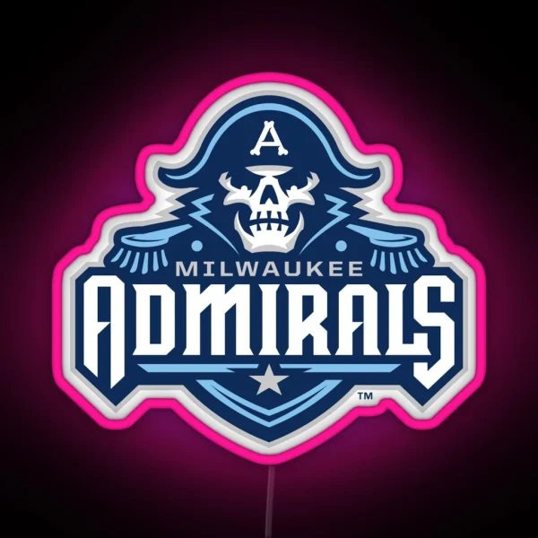 Milwaukee Admirals RGB Neon Sign