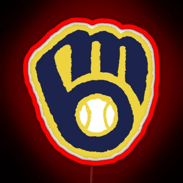 Milwaukee Baseball Brewers RGB Neon Sign