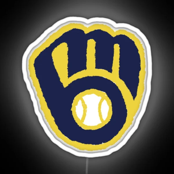 Milwaukee Baseball Brewers RGB Neon Sign