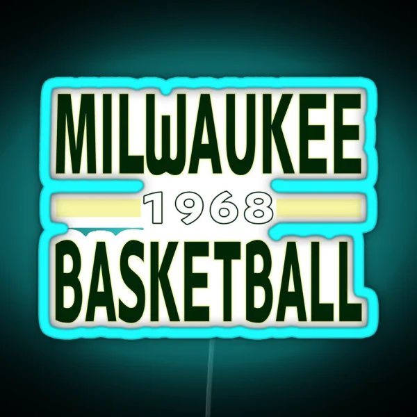 Milwaukee Basketball Classic RGB Neon Sign