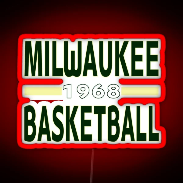 Milwaukee Basketball Classic RGB Neon Sign