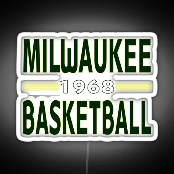 Milwaukee Basketball Classic RGB Neon Sign