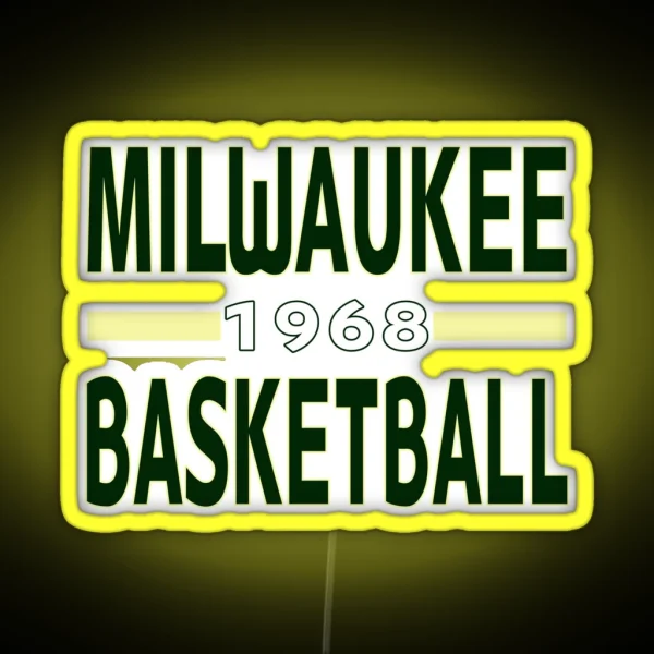 Milwaukee Basketball Classic RGB Neon Sign