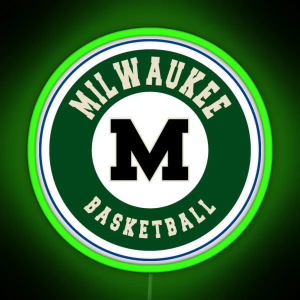 Milwaukee Basketball RGB Neon Sign